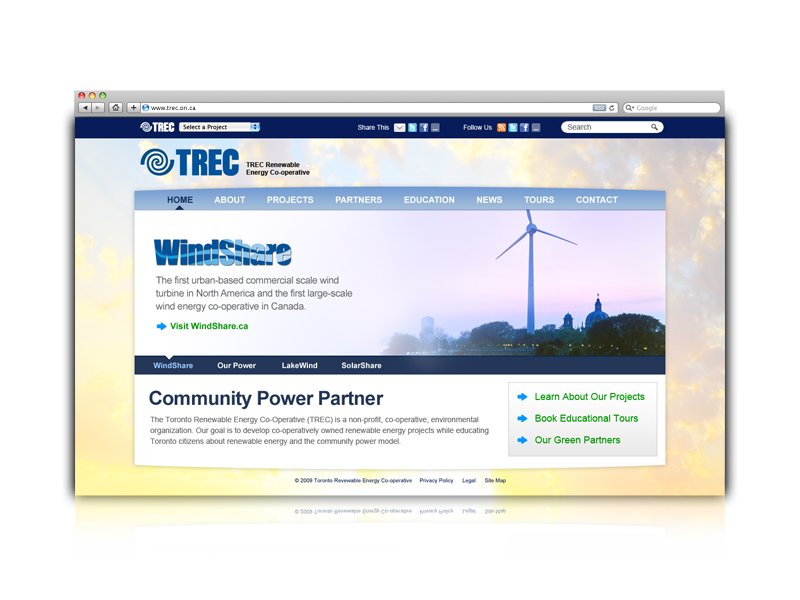 TREC Website Design